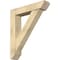 Ekena Millwork Traditional Slat Rough Sawn Bracket w/ Offset Brace, Douglas Fir, 8"W x 38"D x 44"H BKT0806X38X44TRA06RDF - alternate 1